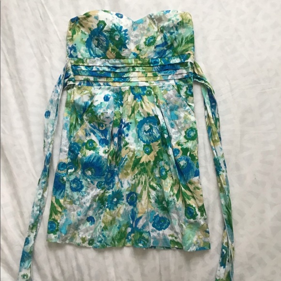 Dresses & Skirts - Blue Flower Mini Dress
